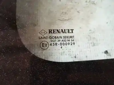 Second-hand car spare part left rear triangle quarter glass for renault espace iv (jk0) 2.2 dci turbodiesel oem iam references as2  