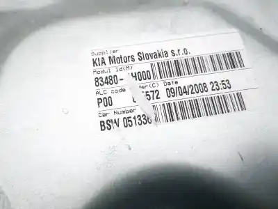 Pezzo di ricambio per auto di seconda mano alzacristalli posteriore destro per kia ceed (ed) 1.6 crdi 115 riferimenti oem iam 834801h000  83480-1h000