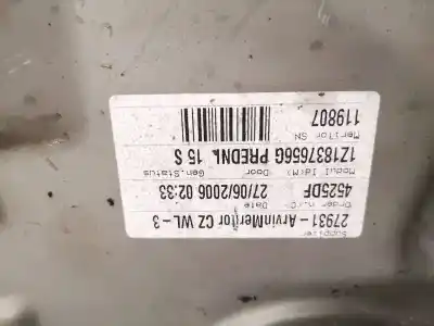 Second-hand car spare part passenger side right window regulator for skoda octavia combi (1z5) 1.9 tdi dpf oem iam references 1z1837656g  