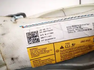 Second-hand car spare part front right curtain airbag for volkswagen golf v variant (1k5) 1.9 tdi oem iam references 1k9880742c  