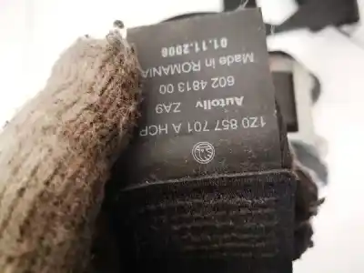 Peça sobressalente para automóvel em segunda mão cinto de segurança dianteiro esquerdo por skoda octavia combi (1z5) 1.9 tdi dpf referências oem iam 1z0857701a  