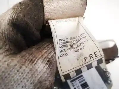 Peça sobressalente para automóvel em segunda mão cinto de segurança traseiro esquerdo por lexus is 250c 2.5 v6 cat referências oem iam tkaf0ef701p  tk-af0-ef701-p