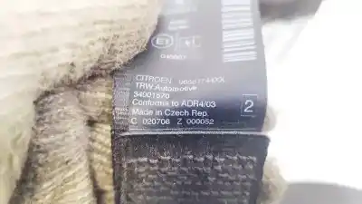 Автозапчасти б/у задний правый ремень безопасности за citroen c5 ii (rc_) 2.2 hdi ссылки oem iam 96561744xx  34001570