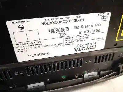 Автозапчастина б/у аудіо система / радіо cd для lexus is 250c 2.5 v6 cat посилання на oem iam 8612053400  86120-53400