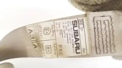 Second-hand car spare part front right seat belt for subaru legacy berl. b13 (bl) 3.0 r se oem iam references 7k7330p  004776