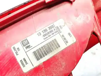 Second-hand car spare part left tailgate light for opel corsa d 1.3 16v cdti oem iam references 13186350  89038960a