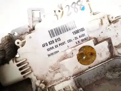 Автозапчастина б/у замок дверей заднього лівого для audi a6 c5 (4b2, 4b4) 2.5 tdi посилання на oem iam 4f0839015  