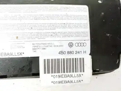 Автозапчасти б/у левая боковая подушка безопасности за audi a6 c5 (4b2, 4b4) 2.5 tdi ссылки oem iam 4b0880241h  