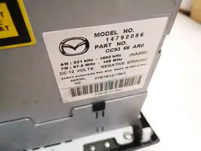 Second-hand car spare part audio system / radio cd for mazda 5 berl. (cr) 2.0 crtd active+ (105kw) oem iam references cc9366ar0  14792086