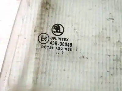 Автозапчастина б/у ліве задне скорівне скло для skoda superb (3u4) 2.5 v6 tdi cat (aym) посилання на oem iam as2  