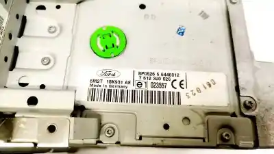 Second-hand car spare part audio system / radio cd for ford s-max (ca1) 2.0 tdci cat oem iam references 6m2t18k931ae  