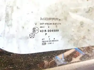 Автозапчастина б/у ліве задне скорівне скло для dodge journey 2.0 16v crd cat посилання на oem iam dot476cimmat014  as38