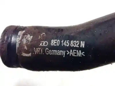 Автозапчастина б/у труба інтеркулера для audi a4 b7 (8ec) 2.0 tdi quattro посилання на oem iam 8e0145832n  