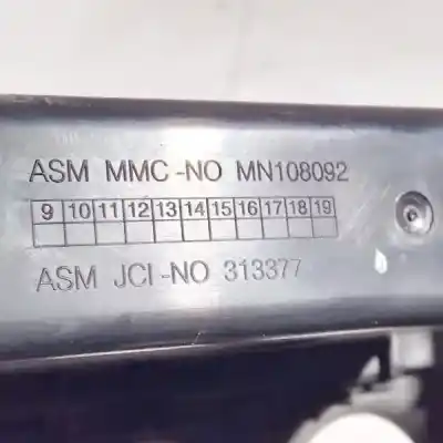 Автозапчастина б/у пластика для mitsubishi colt cz3 berl. 5 (z30a) 1.3 (z35a. z33a. z34a) посилання на oem iam mn108092  313377