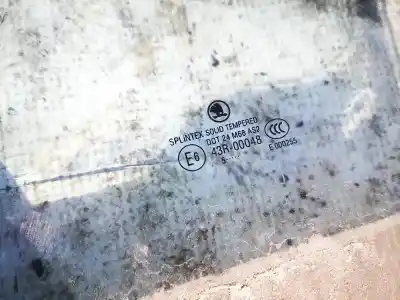 Second-hand car spare part left front glass window for skoda octavia combi (1z5) 1.9 tdi dpf oem iam references as2  