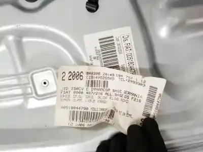 Pezzo di ricambio per auto di seconda mano alzacristalli posteriore sinistro per fiat croma (194) 1.9 16v multijet dynamic (12.2007->) riferimenti oem iam 00518044790  
