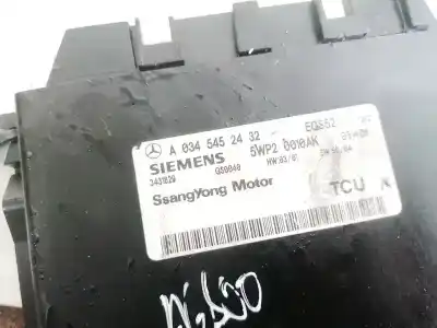 Second-hand car spare part automatic gearbox control unit for ssangyong rexton / rexton ii (gab_) 2.7 xdi 4x4 oem iam references a0345452432  5wp20010ak