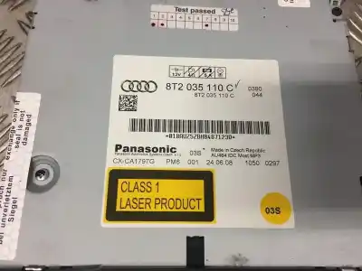 Автозапчастина б/у аудіо система / радіо cd для audi a5 cabriolet (8f7) 3.0 tdi quattro посилання на oem iam 8t2035110c  