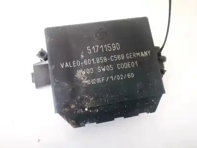 Second-hand car spare part electronic module for fiat idea (135) 1.9 multijet active plus oem iam references 51711590  601.859-c569