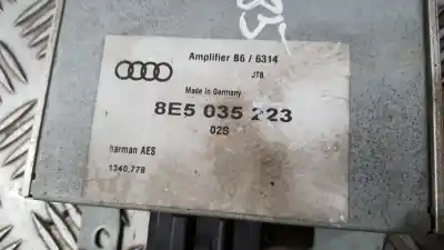 Автозапчастина б/у аудіо система / радіо cd для audi a4 b6 (8e2) 1.9 tdi посилання на oem iam 8e5035223  