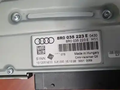Автозапчастина б/у аудіо система / радіо cd для audi a4 b8 (8k2) 2.0 tdi quattro посилання на oem iam 8r0035223e