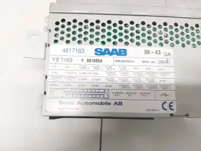 Second-hand car spare part audio system / radio cd for saab 9-5 (ys3e) 2.3 turbo oem iam references 4617163  