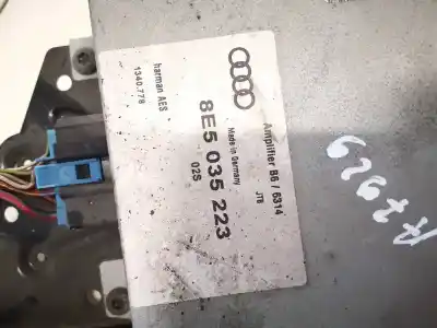 Автозапчастина б/у аудіо система / радіо cd для audi a4 b6 (8e2) 1.9 tdi quattro посилання на oem iam 8e5035223  