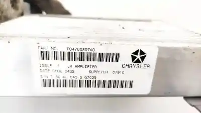 Автозапчасти б/у аудиосистема / радио cd за chrysler sebring (jr) 2.0 ссылки oem iam p04760897ad  