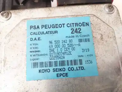 Pezzo di ricambio per auto di seconda mano modulo elettronico per citroen c2 1.1 riferimenti oem iam 9652024280  6900000528