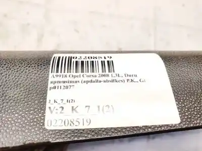 Second-hand car spare part left front door trim for opel corsa d 1.3 16v cdti oem iam references p0112077  p0112071