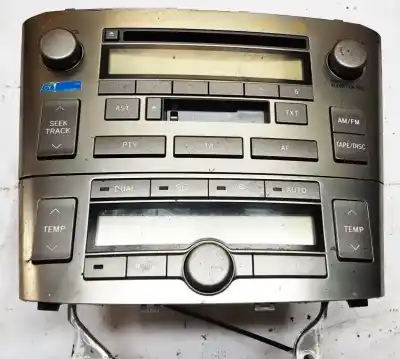 Peça sobressalente para automóvel em segunda mão sistema de áudio / rádio cd por toyota avensis wagon (t25) 2.0 d-4d executive referências oem iam 8612005081