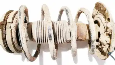 Second-hand car spare part shock absorber spring for fiat bravo (198) 1.9 dynamic multijet oem iam references 