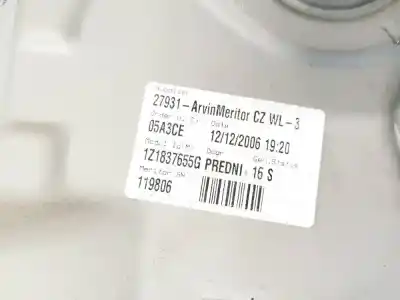 Second-hand car spare part driver left window regulator for skoda octavia combi (1z5) 1.9 tdi dpf oem iam references 1z1837655g  05a3ce, 119806