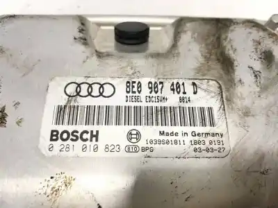 Second-hand car spare part ecu engine control for audi a4 b6 (8e2) 2.5 tdi quattro oem iam references 8e0907401d  0281010823
