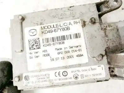 Автозапчасти б/у электронный модуль за mazda cx-5 2.2 turbodiesel cat ссылки oem iam kd4967y80b  6pz00901461
