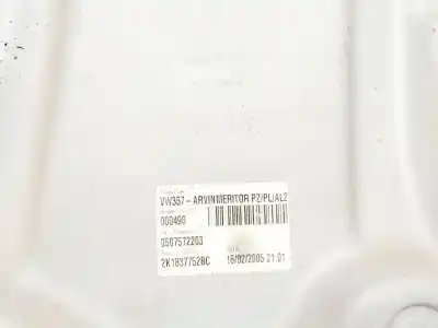 Автозапчасти б/у регулятор стекла переднего правого за volkswagen caddy ka/kb (2k) 2.0 sdi ссылки oem iam 1t0837756  0507572203, 2040405