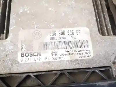 Автозапчасти б/у блок управления двигателем за volkswagen caddy ka/kb (2k) 2.0 sdi ссылки oem iam 03g906016gp  0281012168