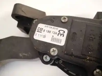 Second-hand car spare part accelerator pedal for opel vectra c caravan 1.9 16v cdti cat (z 19 dth / lrd) oem iam references 9186724  6pb008322-00