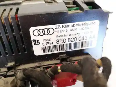 Автозапчастина б/у клімат-контроль для audi a4 b6 (8e2) 2.5 tdi quattro посилання на oem iam 8e0820043aa  