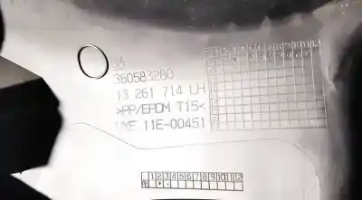Peça sobressalente para automóvel em segunda mão plásticos por bmw 3 (e30) m3 2.3 referências oem iam 13261714  360583280