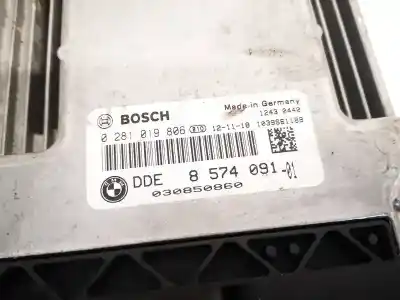 Second-hand car spare part ecu engine control for bmw 5-series, f07/f10 /f11 2010.03 - 2016.12 2.0 d 135kw 2010.03 --> oem iam references 857409101  8574091-01, 0281019806 Second-hand car spare part ecu engine control for bmw 5-series, f07/f10 /f11 2010.03 - 2016.12 2.0 d 135kw 2010.03 --> oem iam references 857409101  8574091-01, 0281019806