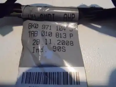 Second-hand car spare part wire for audi a5 cabriolet (8f7) 2.0 tdi oem iam references 8k0971104j  tab010813p