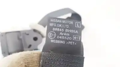 Автозапчасти б/у задний левый ремень безопасности за nissan note (e11e) 1.4 cat ссылки oem iam 88845bh05a  
