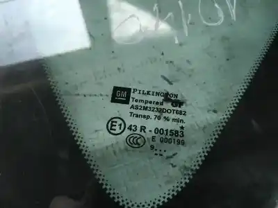 Peça sobressalente para automóvel em segunda mão vidro custódia triangular traseiro direito por bmw 3 (e30) m3 2.3 referências oem iam as2  