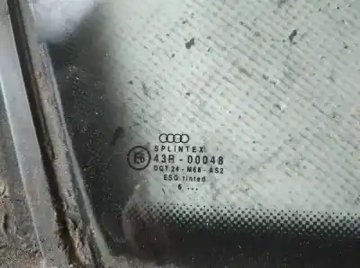 Second-hand car spare part left rear triangle quarter glass for audi a4 avant (b5) 1.8 oem iam references as2  