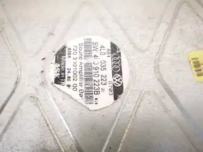 Peça sobressalente para automóvel em segunda mão sistema de áudio / rádio cd por audi q7 (4l) 3.0 tdi referências oem iam 4l0035223  4l0910223b
