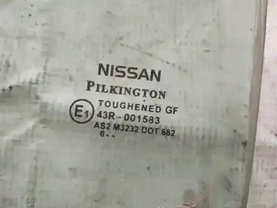Peça sobressalente para automóvel em segunda mão vidro traseiro esquerdo por nissan note (e11e) 1.6 16v cat referências oem iam as2  