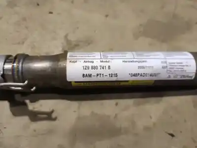 Second-hand car spare part front left curtain airbag for skoda octavia combi (1z5) 2.0 tdi oem iam references 1z9880741b  1z9880741b