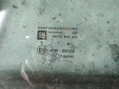 Peça sobressalente para automóvel em segunda mão vidro de custódia triangular traseiro esquerdo por bmw 3 (e30) m3 2.3 referências oem iam as3  