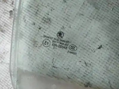 Second-hand car spare part rear right glass window for skoda octavia combi (1z5) 2.0 tdi oem iam references as2  